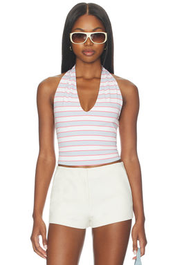 Good American - Super Stretch Halter Tank Top