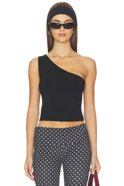 Good American - Super Stretch One Shoulder Tank Top