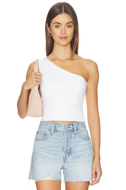 Good American - Super Stretch One Shoulder Tank Top
