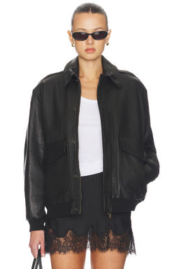HOMMEgirls - Leather Bomber