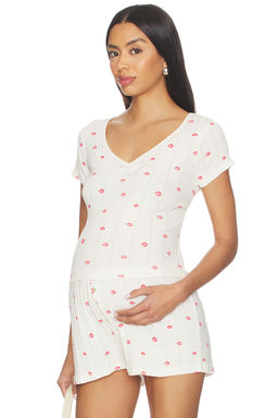 HATCH - The Pointelle Sweetheart Tee