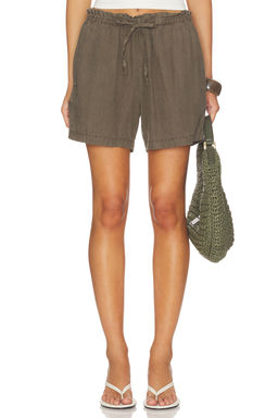 James Perse - Paper Bag Waist Linen Short