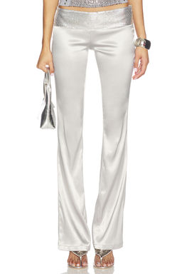 Jaded London - Satin Low Rise Chainmail Trouser