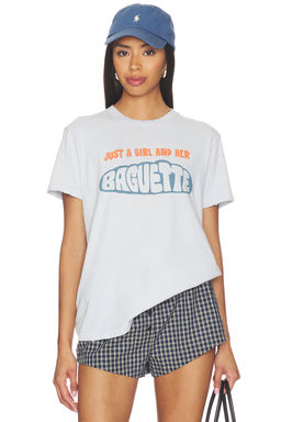 Junk Food - Just A Girl And Her Baguette The Vintage Tee