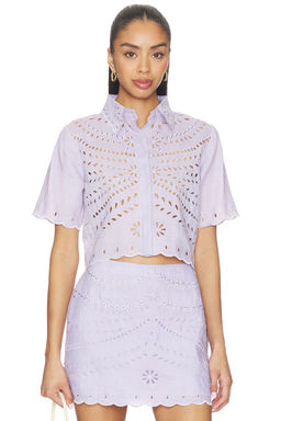 Karina Grimaldi - Elin Embroidered Top