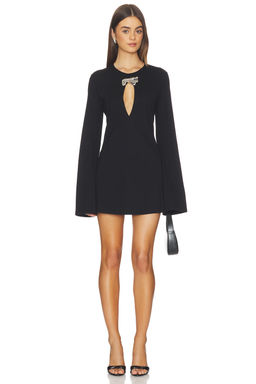 Kate Barton - Long Sleeve Keyhole Mini Dress
