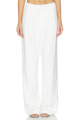 Kate Barton - Wool Cotton Pleat Trouser