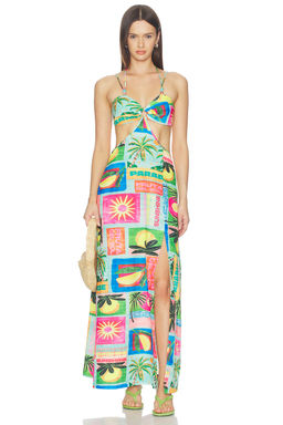 Kulani Kinis - Beaded Cut Out Maxi Dress