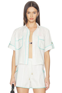 Kulani Kinis - Cropped Button Up Shirt