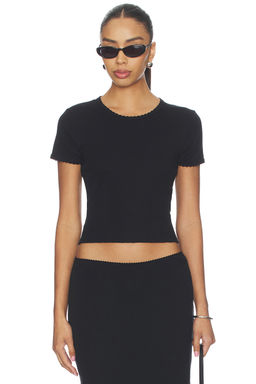 LESET - Pointelle Baby Tee