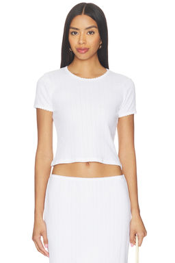 LESET - Pointelle Baby Tee