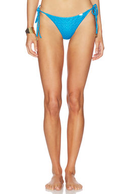 Luli Fama - Seamless Ruched Back Brazilian Tie Bikini Bottom