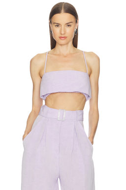 Matthew Bruch - Structured Bandeau Crop Top