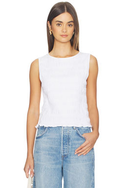 Madewell - Smocked Boatneck Tank Top