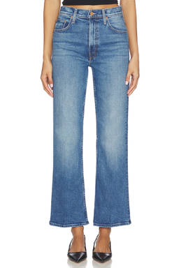 MOTHER - Lil Petite High Waisted Bookie Sneak Jeans