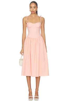 MORE TO COME - Theresa Midi Corset Dress