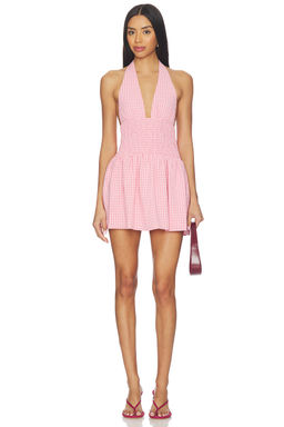 MORE TO COME - Aleena Halter Mini Dress