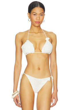 MORE TO COME - Lakeisha Crochet Bikini Top