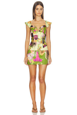 Muma World - Mixed Canopy Celine Mini Dress