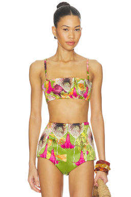 Muma World - Beaded Floral Canopy Crop Top