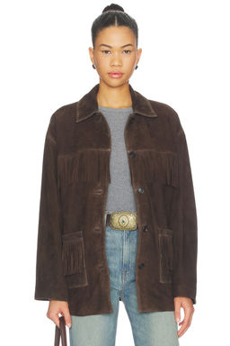 Nili Lotan - Foudre Fringes Suede Jacket