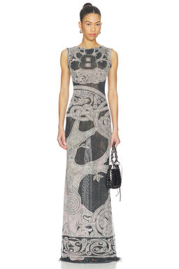 Ottolinger - Mesh Maxi Gown