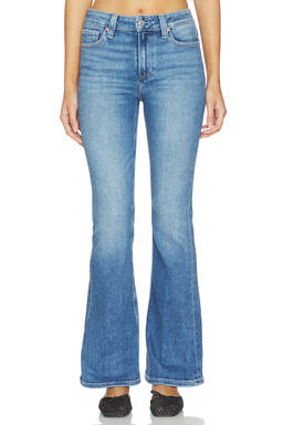 Paige - High Rise Laurel Canyon Petite Bootcut Jeans
