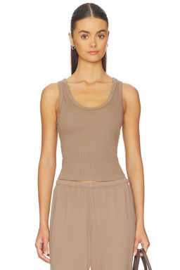 perfectwhitetee - Structured Rib Bra Friendly Tank