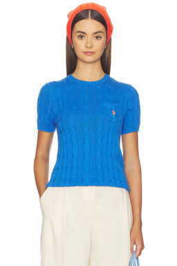 POLO RALPH LAUREN - Short Sleeve Crew Pullover Sweater