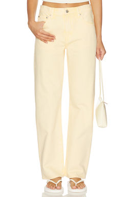 PISTOLA - Lexi Mid Rise Bowed Straight Jeans