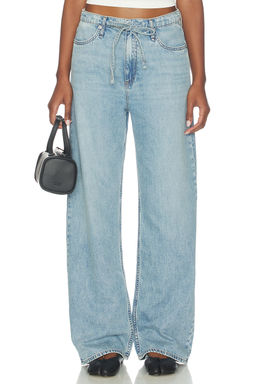 Rag & Bone - Featherweight Phoebe Drawstring Wide Jeans