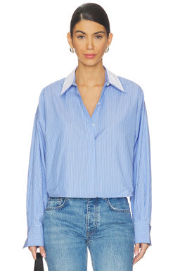 Rag & Bone - Marin Stripe Layered Shirt