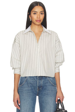 Rag & Bone - Marin Stripe Layered Shirt