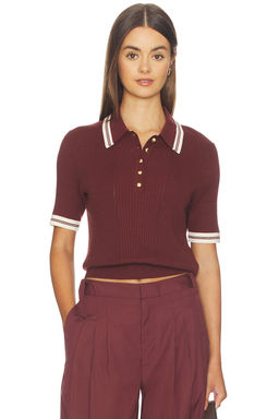 Rag & Bone - Laurie Tipped Short Sleeve Polo