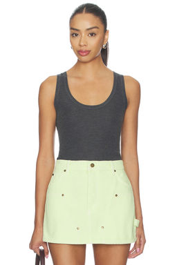 RENGGLI - Scoop Neck Rib Tank