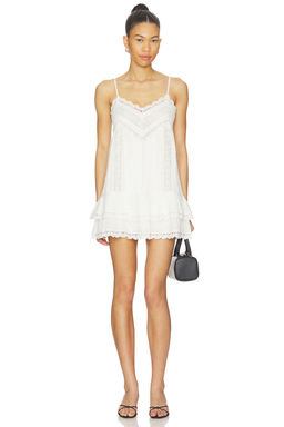 Rococo Sand - Lace Detail Mini Dress