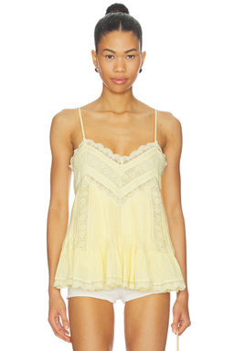 Rococo Sand - Lace Detail Top