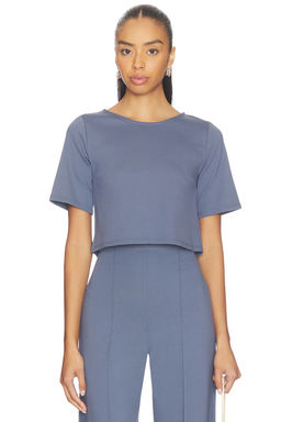 Ripley Rader - Ponte Knit Short Sleeve Top