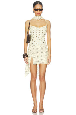 Runaway The Label - Alora Scoop Neck Mini Dress