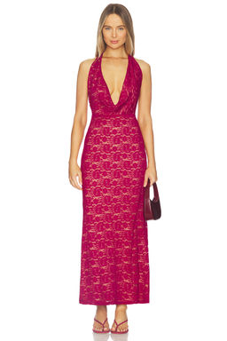 Runaway The Label - Kylo Plunge Cowl Maxi Dress