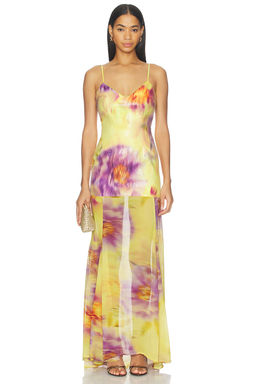 Runaway The Label - Tulia Low Back Maxi Dress