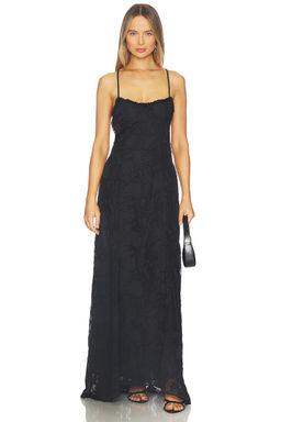 Runaway The Label - Ellerby Frill Trim Maxi Dress