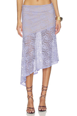 Runaway The Label - Ava Flounce Midi Skirt