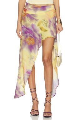 Runaway The Label - Tulia Flounce Midi Skirt