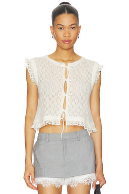 SEA - Teagan Knit Combo Vest