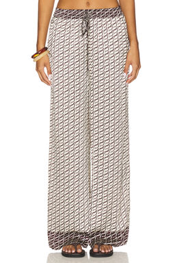 Shona Joy - Monogram Silk Pant