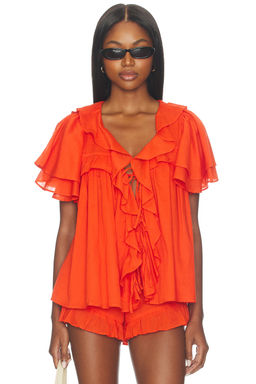 Show Me Your Mumu - Rosalie Ruffle Top