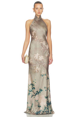 SAU LEE - Gillian Satin Dress