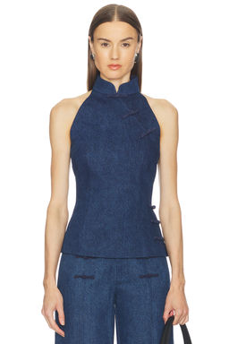 SAU LEE - Ezra Denim Top