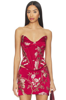 SAU LEE - Nico Strapless Top